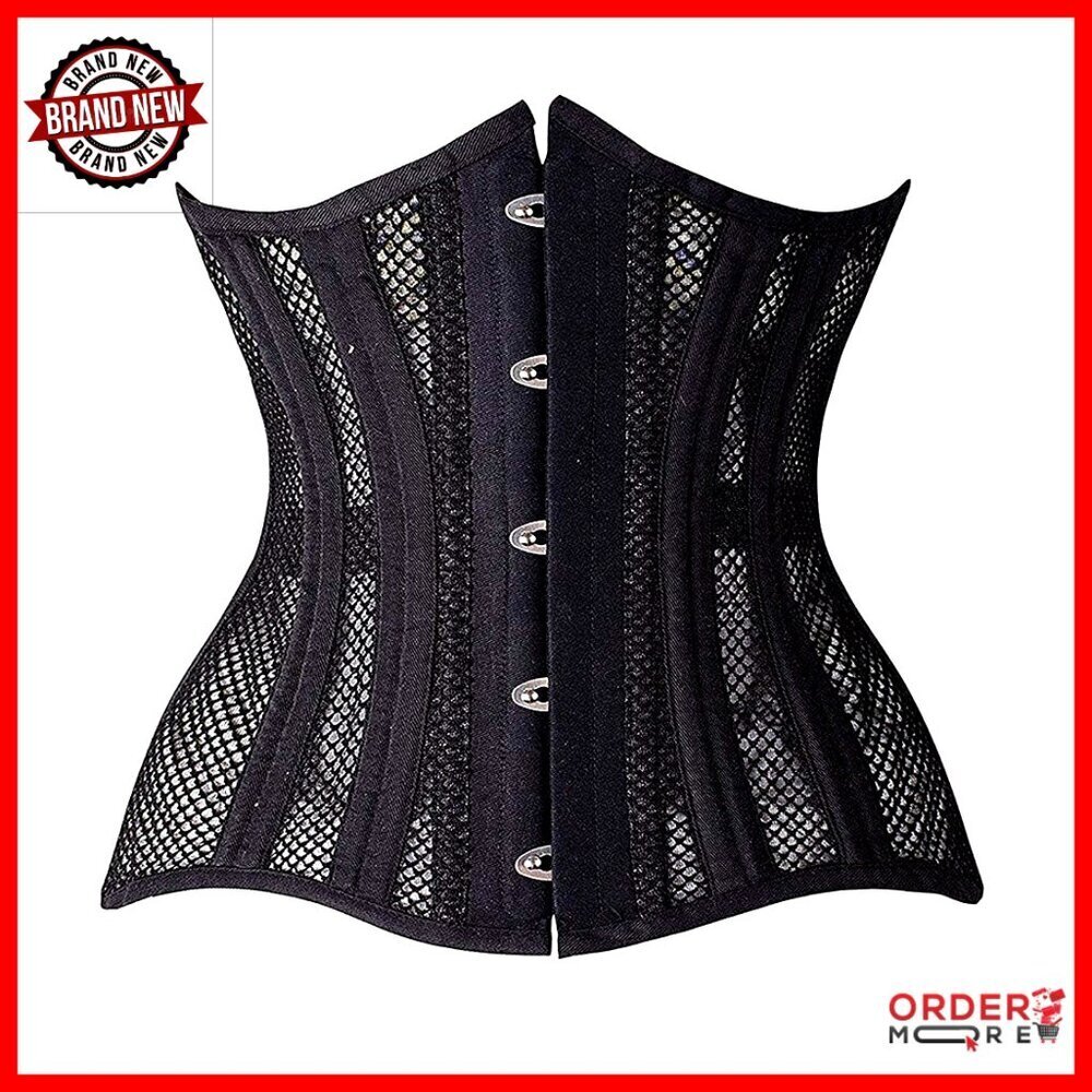 Longline Steel Boned Waist Trainer Corset Heavy Duty Shapewear Hourglass